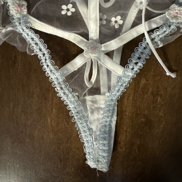 NWOT FOR LOVE & LEMONS THONG BODYSUIT LINGERIE XXS NO FLAWS - Picture 7 of 10